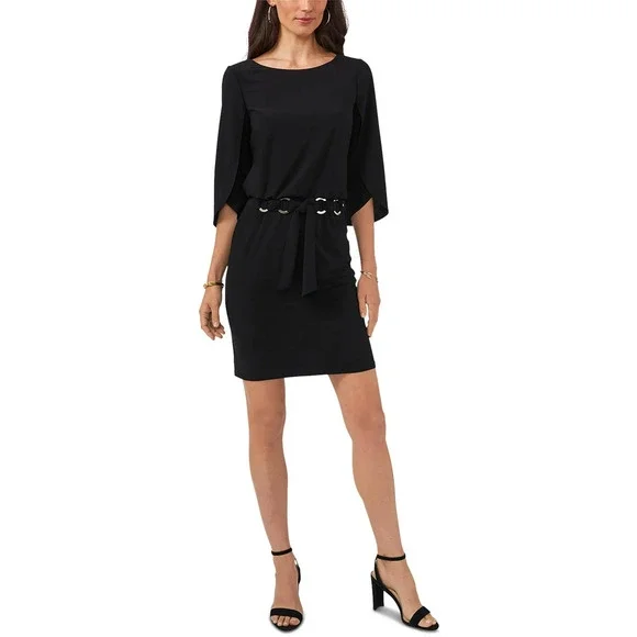 MSK | Dresses | Msk Womens Petites Tulipsleeve Mini Fit Flare Dress Pm |  Poshmark